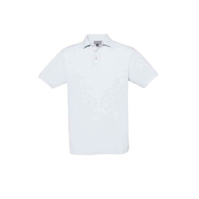 Polo korte mouwen Wit - B&C
