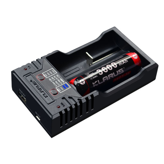 Chargeur pour deux batteries rechargeable - Klarus