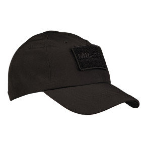Baseball Pet Softshell Zwart - Miltec