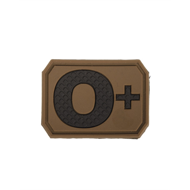 Patch 3D de groupe sanguin O+ Coyote - Miltec