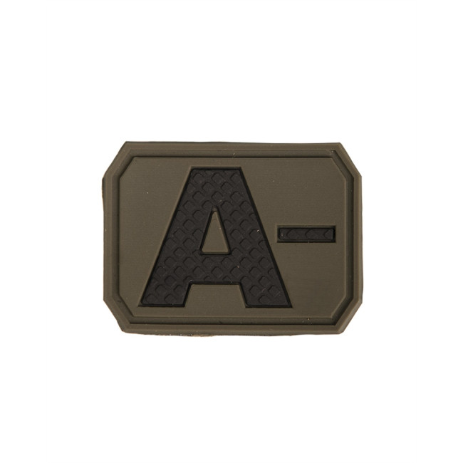 Patch 3D de groupe sanguin A+ Vert OD - Miltec