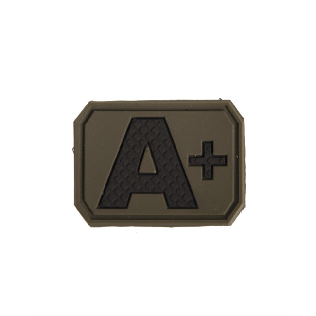 Patch 3D de groupe sanguin A+ Vert OD - Miltec