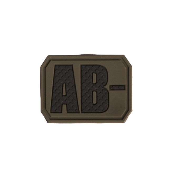 Patch 3D de groupe sanguin AB- Vert OD - Miltec