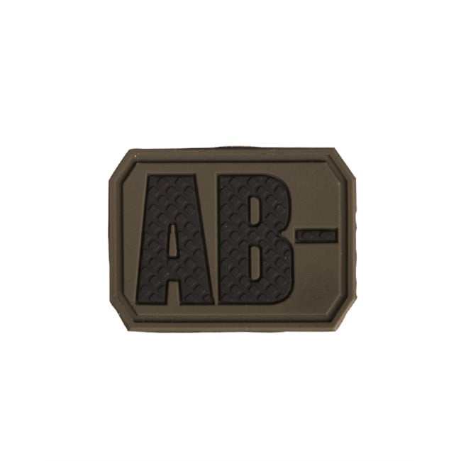 Patch 3D de groupe sanguin O- Coyote - Miltec