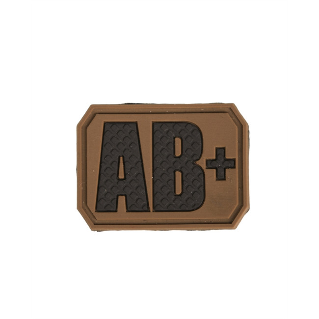 3D-Blutgruppen-Patch AB+ Coyote - Miltec