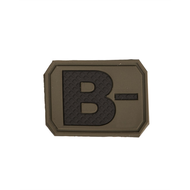 Patch 3D de groupe sanguin AB- Vert OD - Miltec