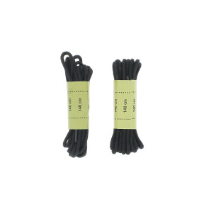Set van 2 paar Veters 140 cm katoen Zwart - Miltec