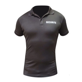 Polo Cooldry SECURITE Schwarz - Patrol