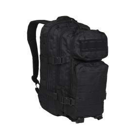 Mochila US ASS. PACK Laser Cut 20L Preta - Miltec