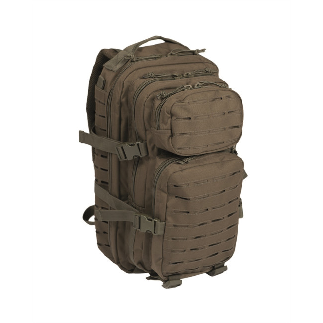 Rugzak US ASS.PACK laser Cut 20L Groen OD - Miltec
