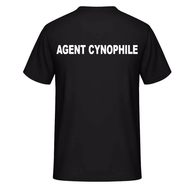 T-Shirt HUNDEFÜHRER Schwarz - Vetsecurite