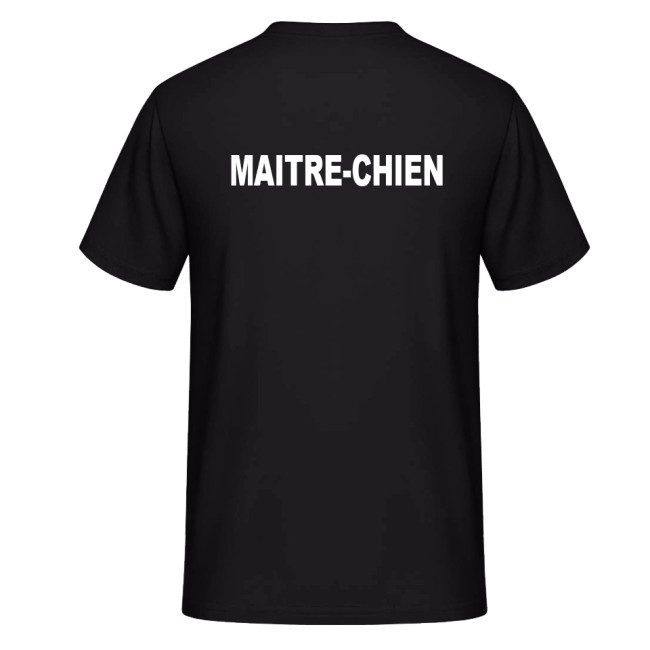 T-Shirt HUNDEFÜHRER Schwarz - Vetsecurite