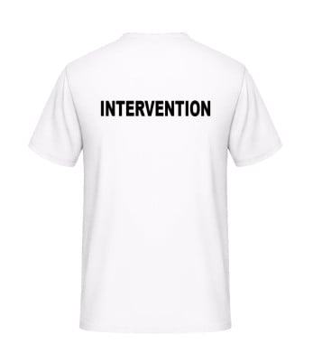 Tee-shirt INTERVENTION Blanc - Vetsecurite