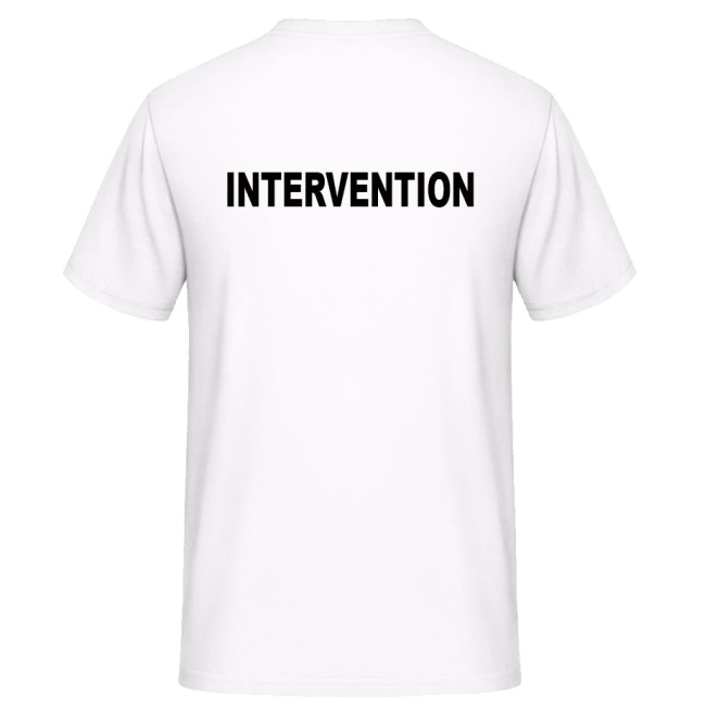 Tee-shirt INTERVENTION Blanc - Vetsecurite