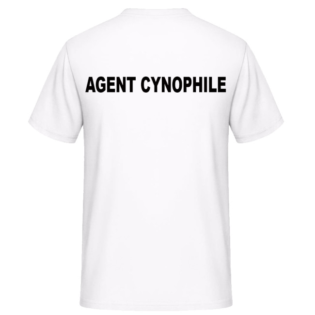Tee-shirt AGENT CYNOPHILE Blanc - Vetsecurite Tee-shirt AGENT CYNOPHILE Blanc - Vetsecurite