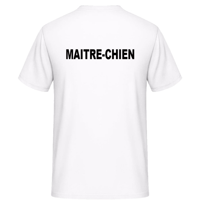 T-Shirt HUNDEFÜHRER Weiß - Vetsecurite