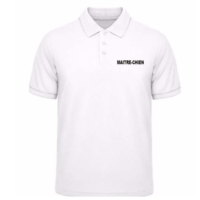 Poloshirt HUNDEFÜHRER Weiß - Vetsecurite