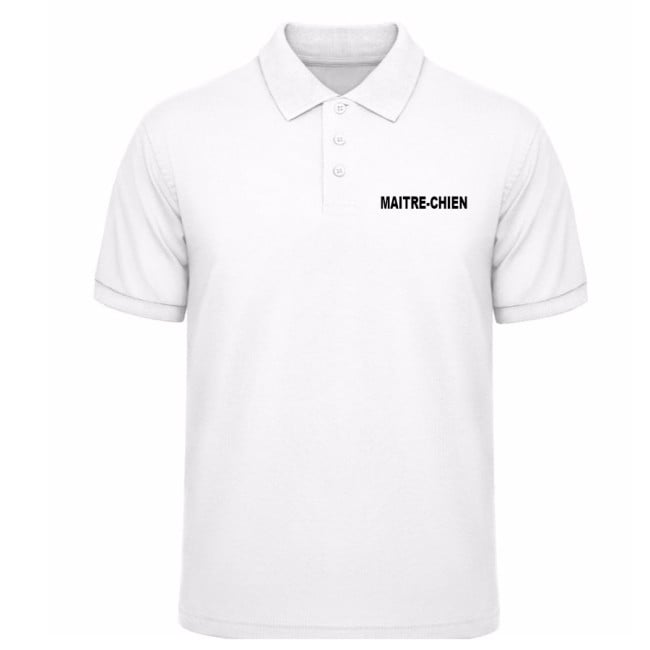 Polo MAITRE-CHIEN noir - Vetsecurite