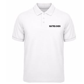 Polo MAITRE-CHIEN noir - Vetsecurite