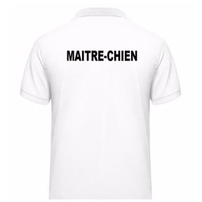 Polo MAITRE-CHIEN noir - Vetsecurite