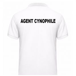 Polo AGENT CYNOPHILE Blanc - Vetsecurite