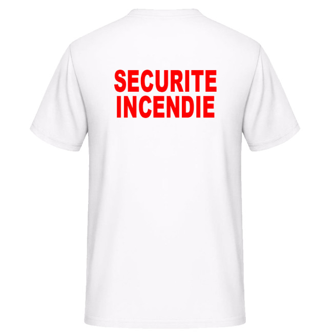 Koszulka OCHRONA PRZECIWPOŻAROWA Biała - Vetsecurite
