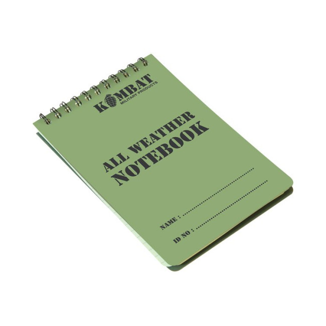 Wasserfestes Notizbuch A6 - Kombat Tactical