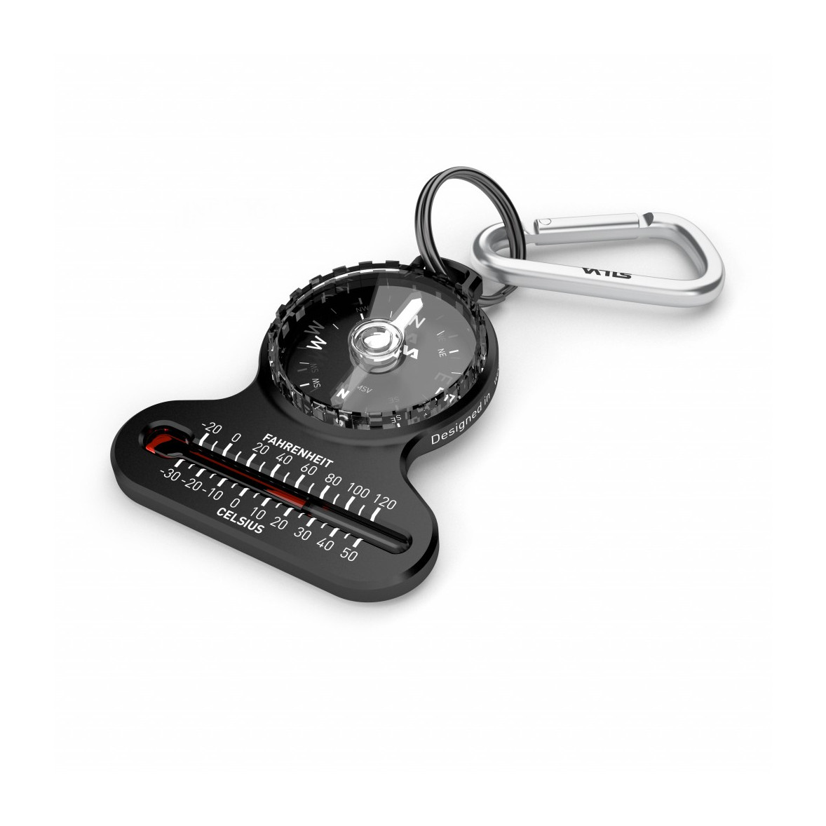 Silva pocket compass with thermometer