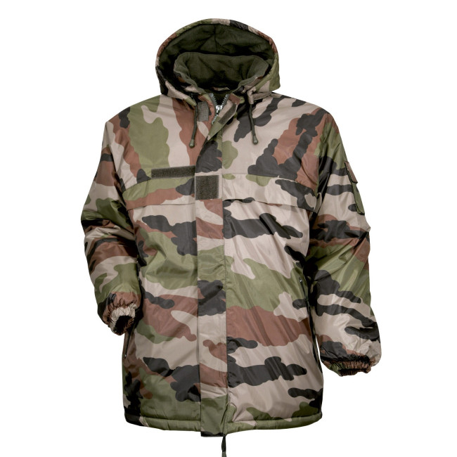 Gefütterter wasserdichter Tarnmuster-Windbreaker