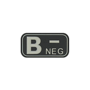 Patch groupe sanguin B-  Noir - JTG