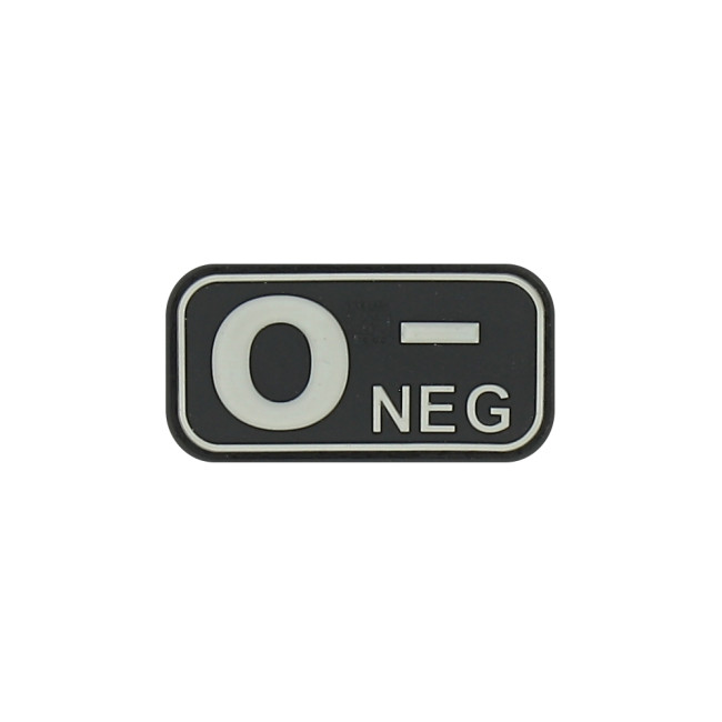 Blutgruppen-Patch O- Schwarz - JTG