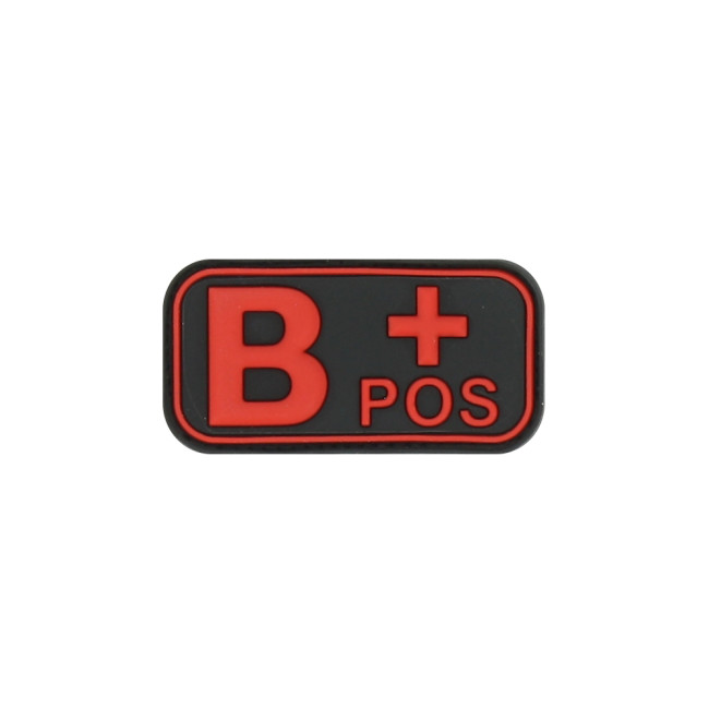 Bloedgroep B+ patch Rood - JTG