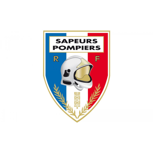 Autocollant triangulaire Sapeurs Pompiers
