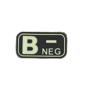 Bloedgroep patch B- Photoluminescent - JTG