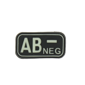 Patch groupe sanguin AB- Photolumincescent - JTG