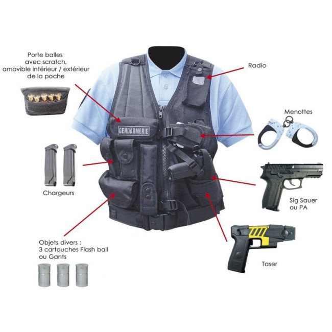Force Intervention vest met holster - Patrol