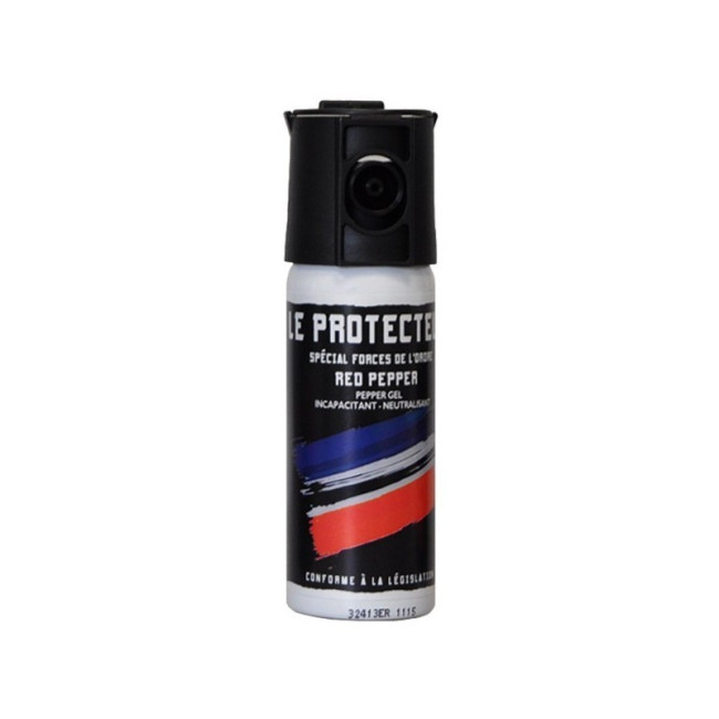 Verdedigingsaerosol Peper Gel PEPPER 50ml - Le Protecteur