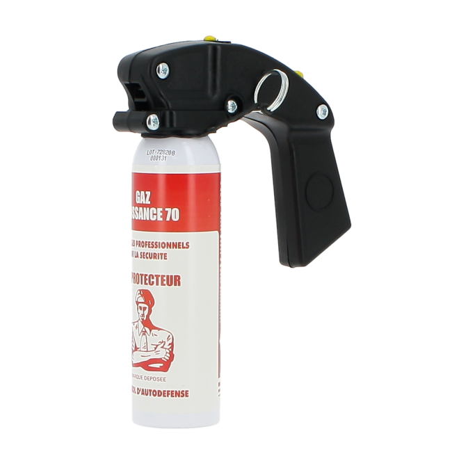 Verdedigingsaerosol Gas 100ml met handgreep - Le Protecteur