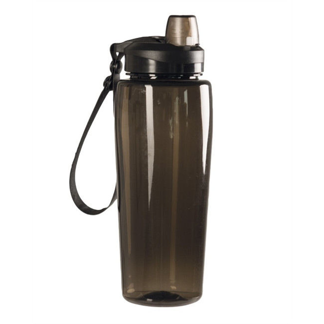 Schwarze transparente Trinkflasche - Miltec