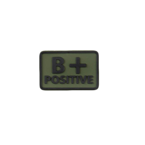 Bloedgroep B+ Patch Groen OD - Helikon