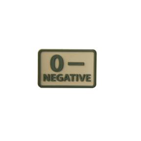 Bloedgroep patch O- Coyote - Helikon