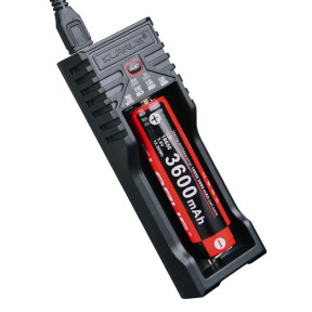 Enkelvoudige lader K1 Pro voor oplaadbare batterijen/accu's - Zwart - Klarus