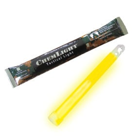 Bâton lumineux jaune 12 heures - Cyalume