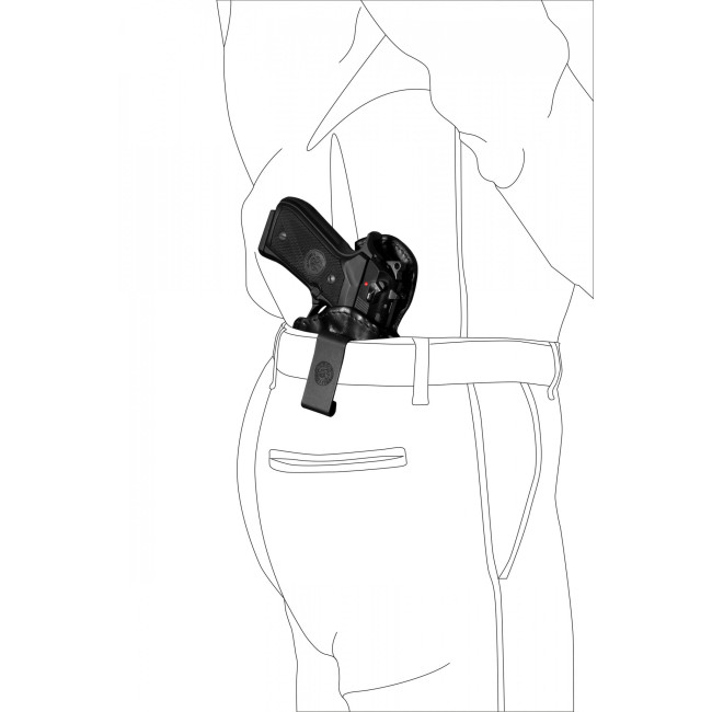 Weiches Leder-Inside-Holster IA325 Schwarz - Vega Holster