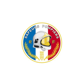 Autocollant Rond Sapeurs Pompiers