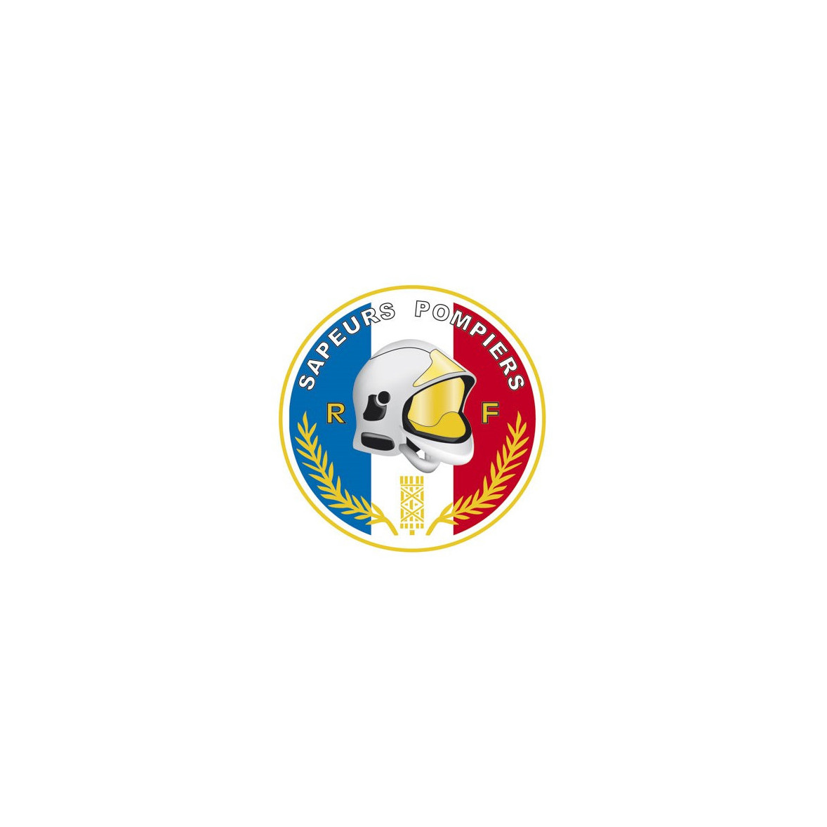 Autocollant Rond Sapeurs Pompiers Vitres Autocollant Rond Sapeurs Pompiers Vitres