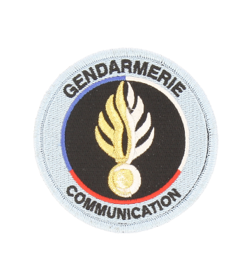 Ecusson brodé Gendarmerie Cellule Communication