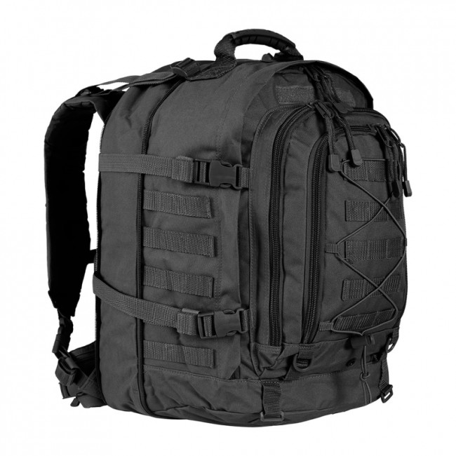 Modularer Rucksack 45/60L Schwarz - Ares