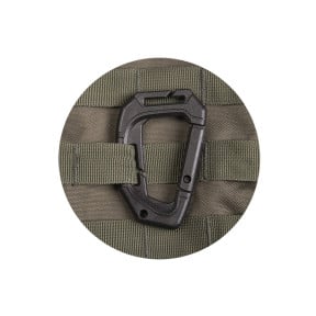 2 Mousquetons Tactique Molle Noir - Miltec