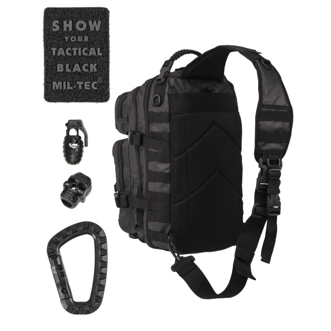 Sac Assault One Strap Tactical 29L Noir - Miltec